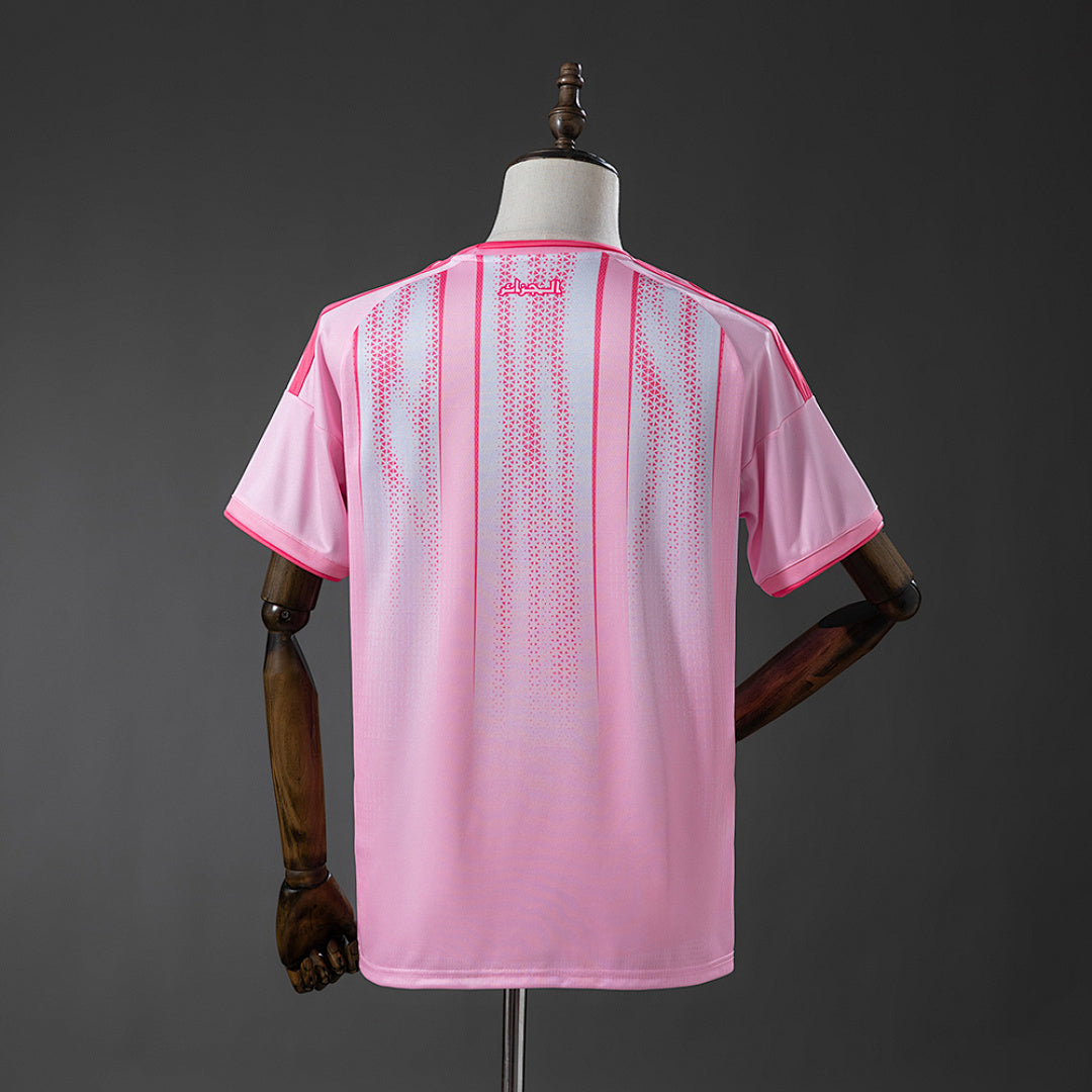 Camiseta Argelia Rosada 2026 - espalda
