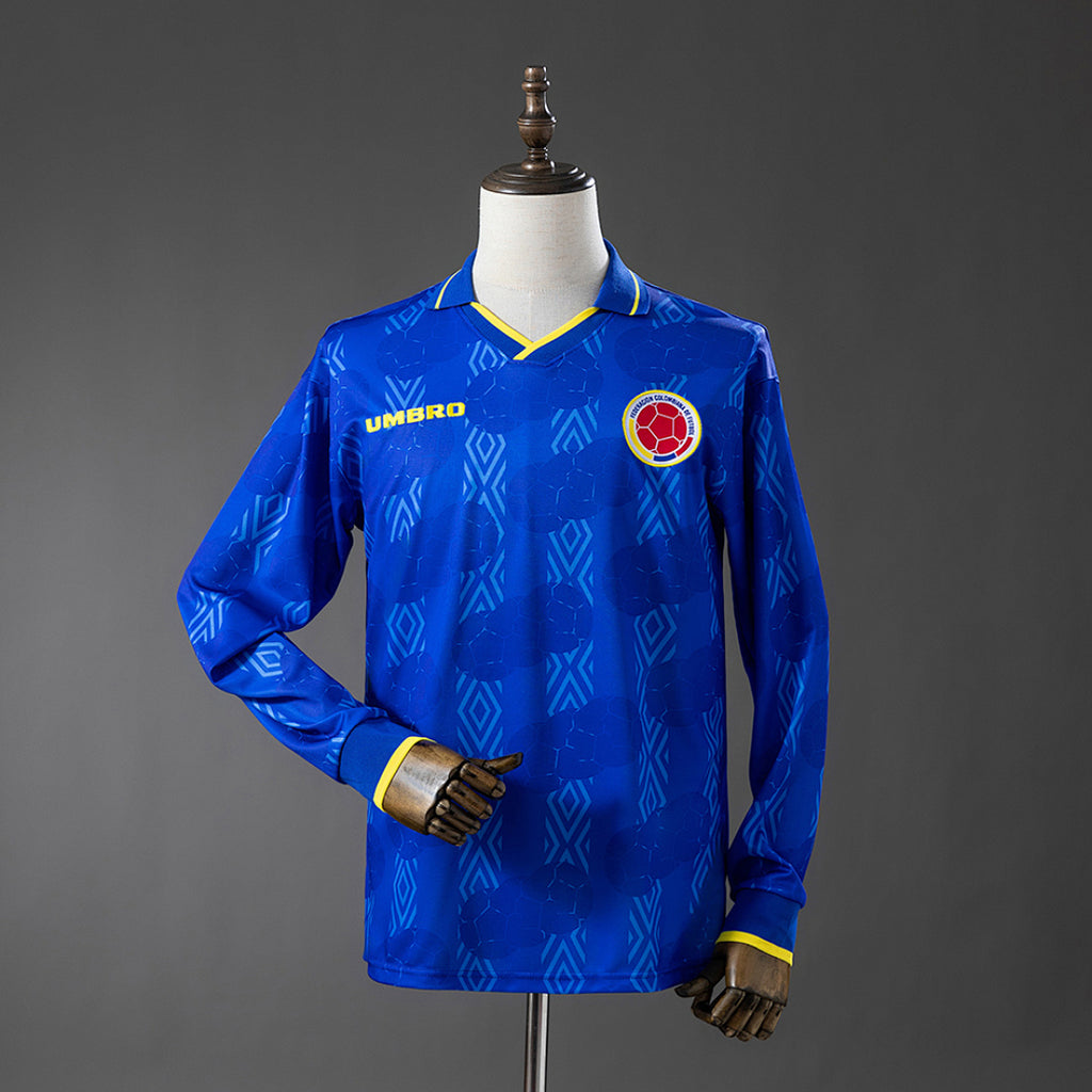 Camiseta Retro Colombia Visita Manga Larga 1994 - frente