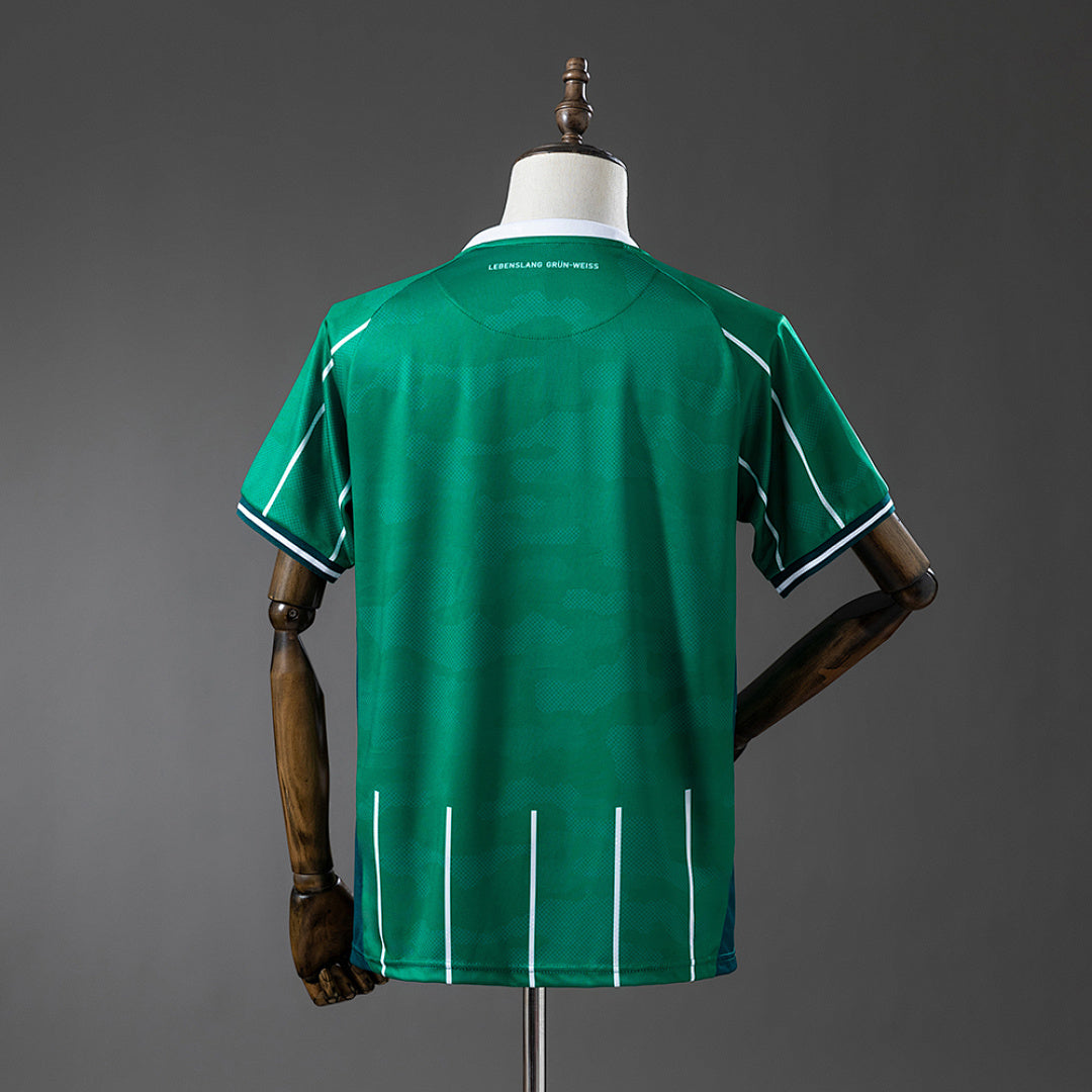 Camiseta Werder Bremen Local Verde Oscuro y Gris 2025/26 - espalda