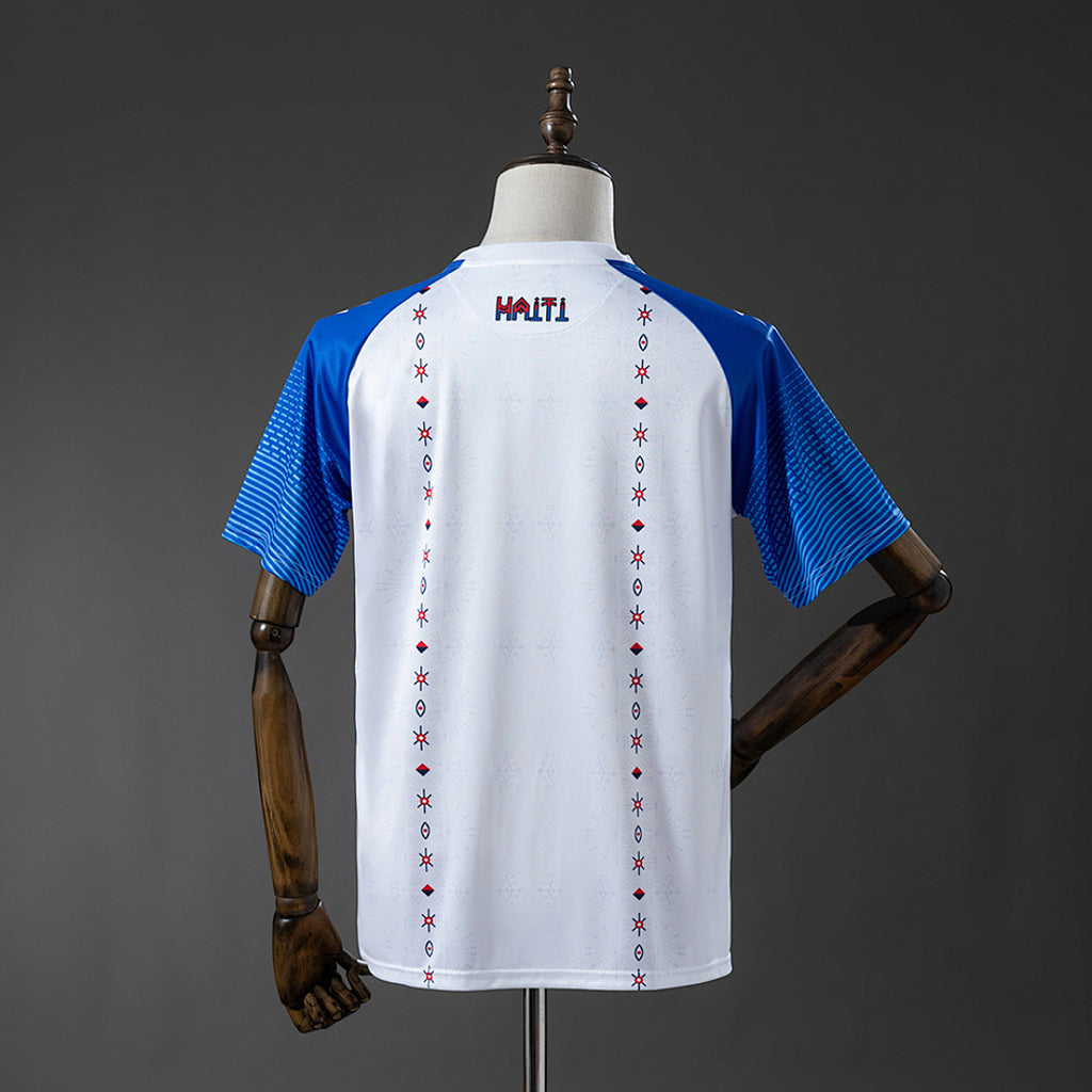 Camiseta Haití Visita Azul y Celeste 2026 - espalda