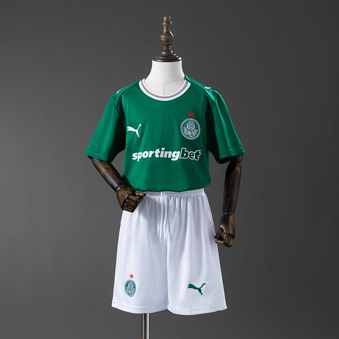 Conjunto Niños Palmeiras Local 2026/27 - frente