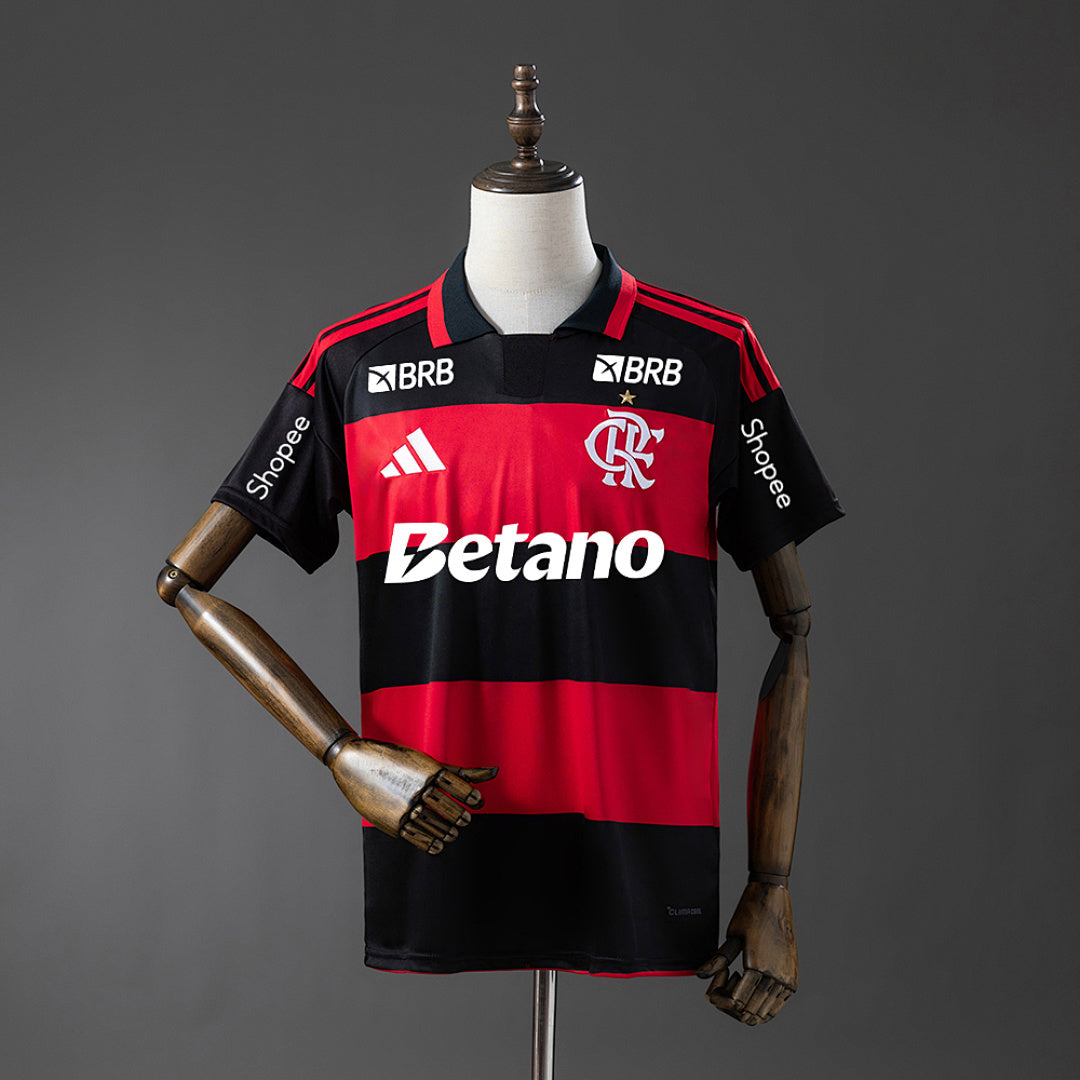 Camiseta Flamengo Local Con Sponsors 2026/27 - frente