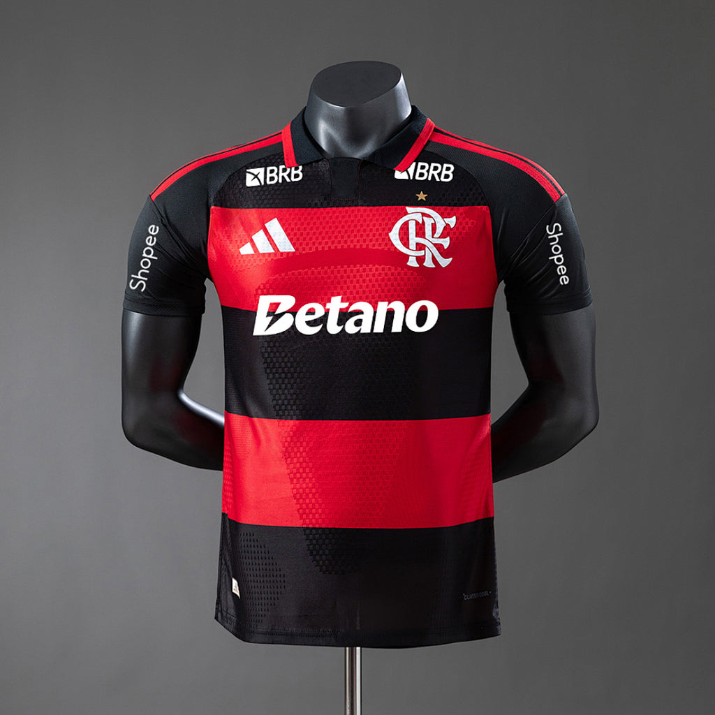 Camiseta Flamengo Local Con Sponsors 2026/27 Versión Jugador - frente