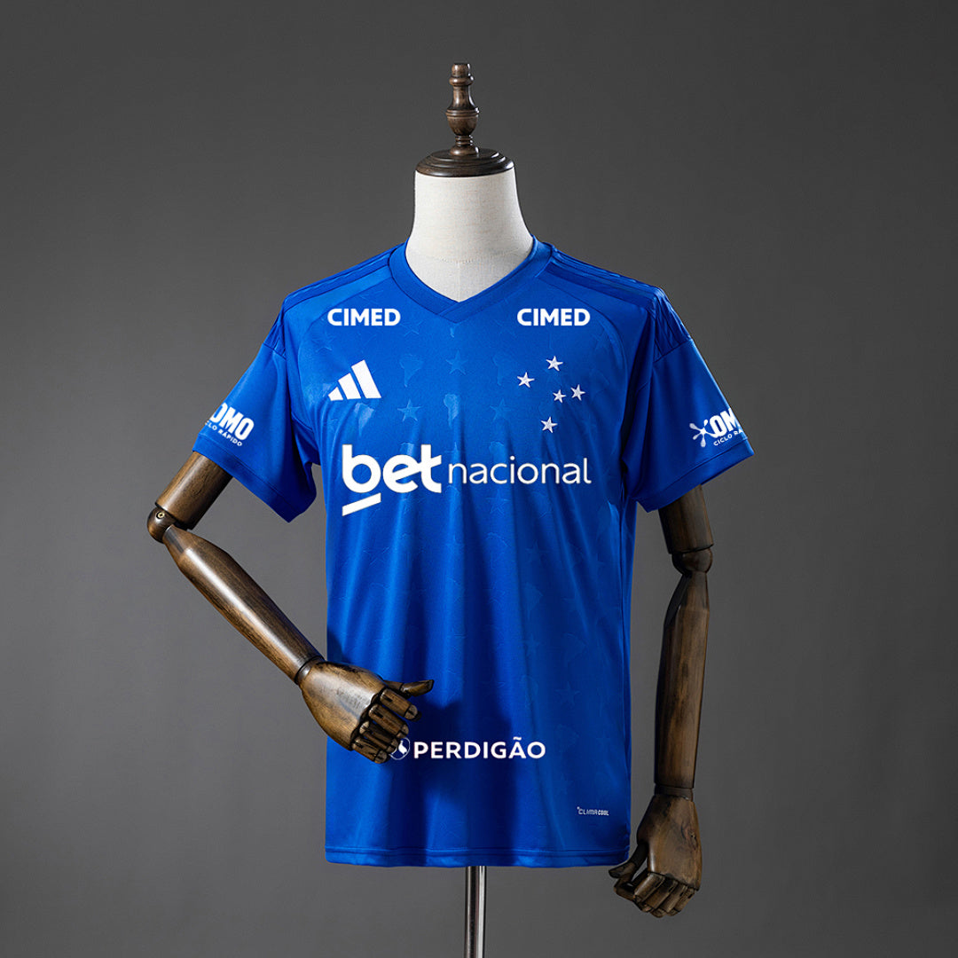 Camiseta Cruzeiro Local Con Sponsors 2026/27 - frente