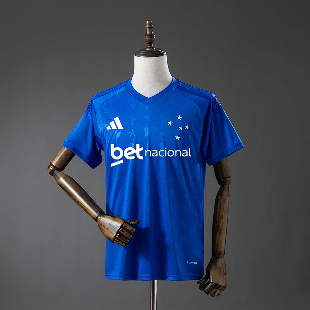 Camiseta Cruzeiro Local Con Sponsors 2026/27 - espalda