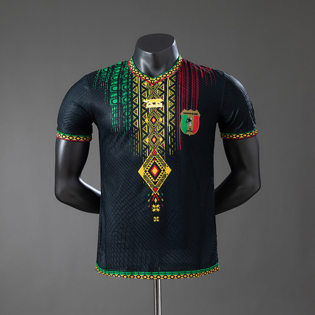 Camiseta Malí Negra 2025/26 Versión Jugador - frente