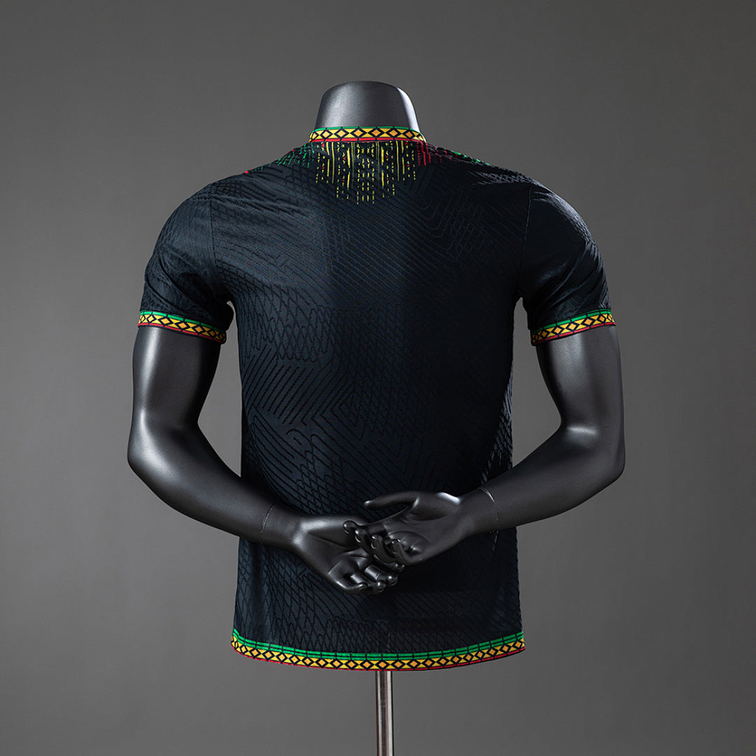 Camiseta Malí Negra 2025/26 Versión Jugador - espalda