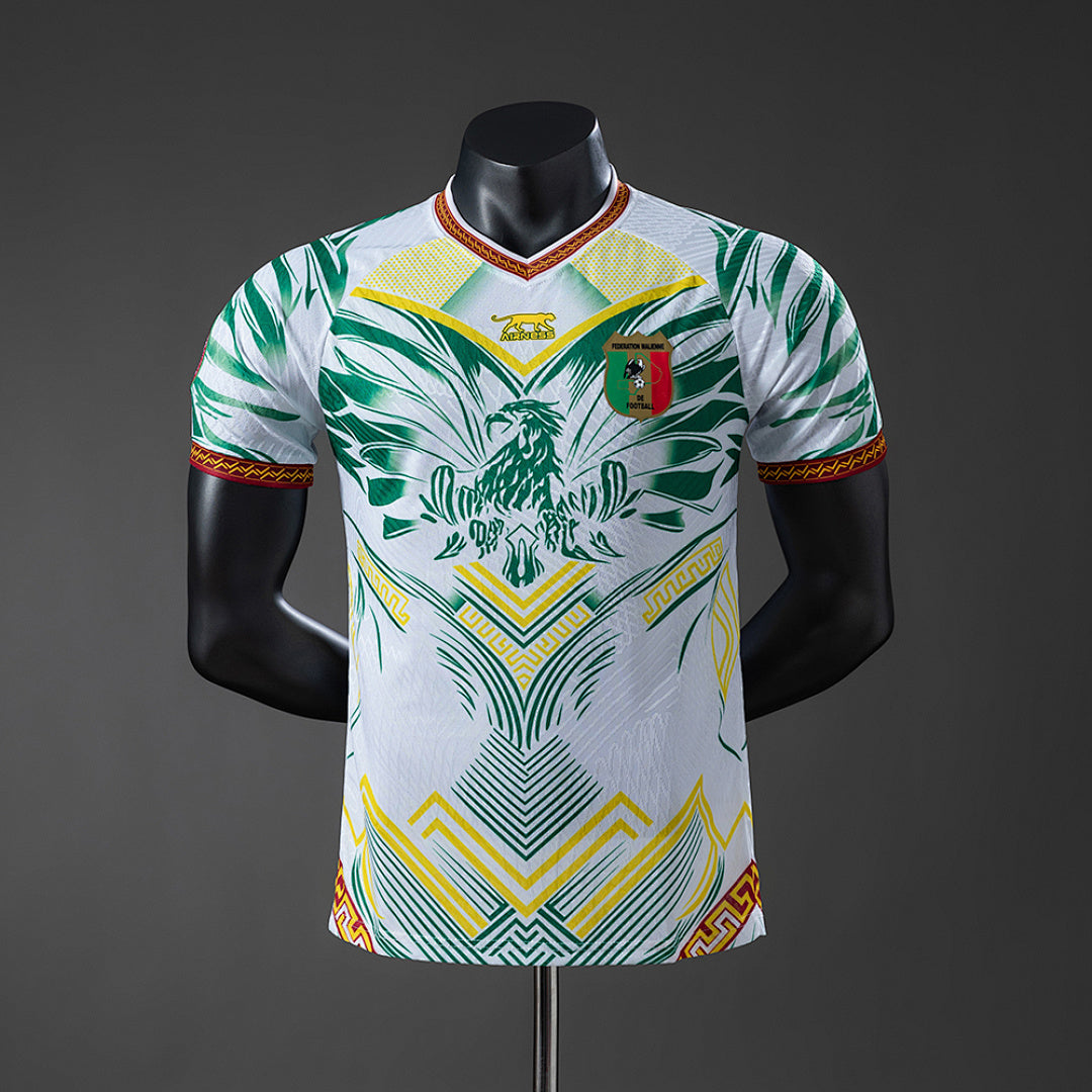 Camiseta Malí Blanca 2025/26 Versión Jugador - frente