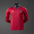 Camiseta Portugal Local Manga Larga 2026 Versión Jugador — ENVÍO INMEDIATO (Cristiano Ronaldo #7) - Talla M - frente