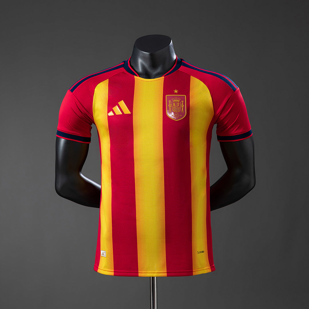 Camiseta España Burdeos y Dorada Edición Especial 2026 Versión Jugador - frente