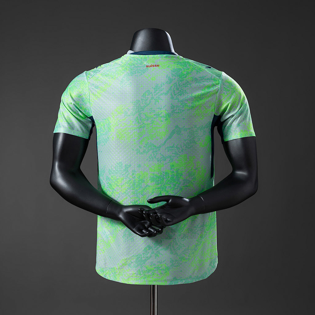 Camiseta Suiza Visita 2026 Versión Jugador - espalda