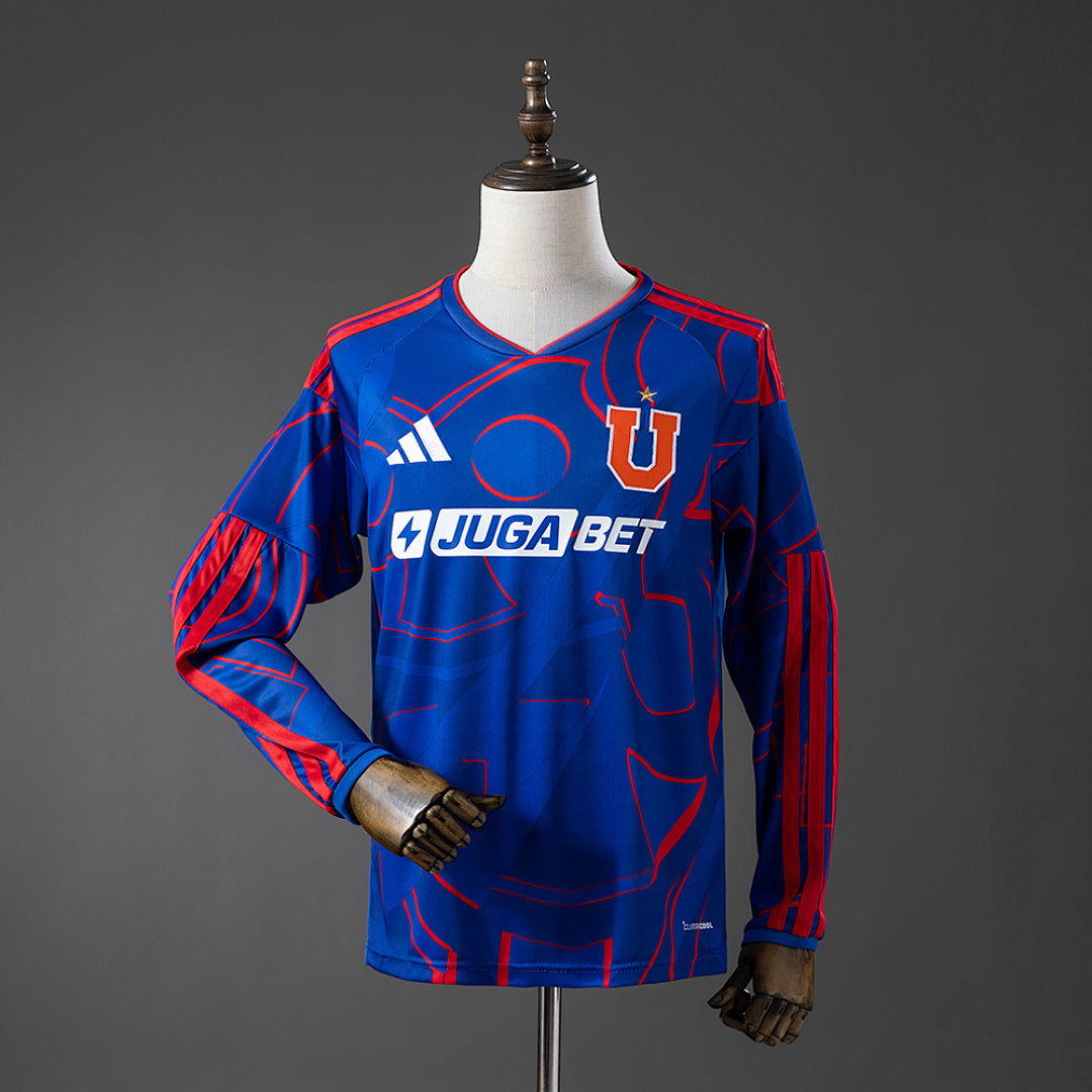 Camiseta U. de Chile Local Manga Larga 2026/27 - frente