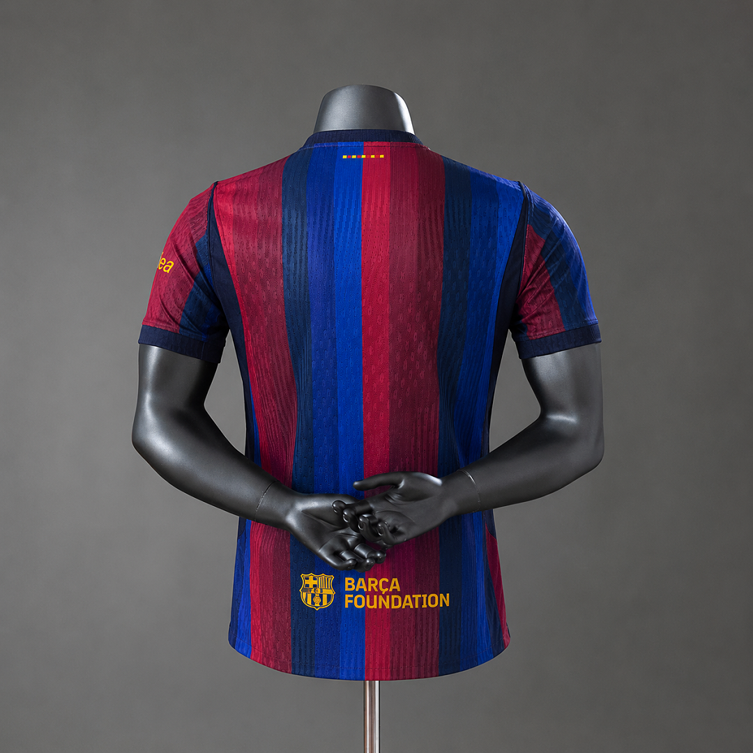 Camiseta FC Barcelona Local 2026/27 Versión Jugador — ENVÍO INMEDIATO - Talla M - espalda