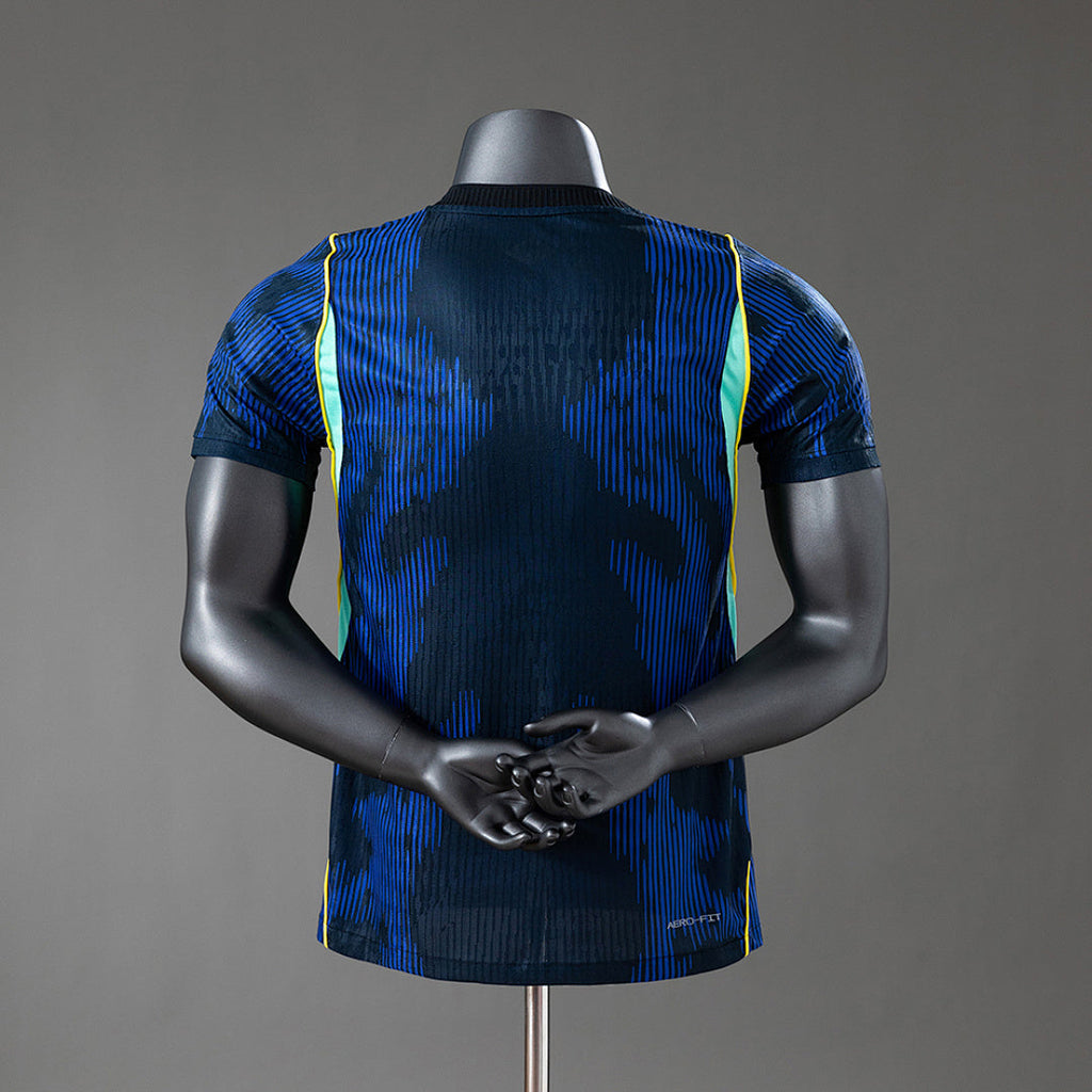 Camiseta Brasil Visita 2026 Versión Jugador — ENVÍO INMEDIATO (Neymar Jr #10) - Talla L - espalda