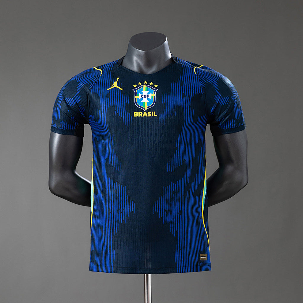 Camiseta Brasil Visita 2026 Versión Jugador — ENVÍO INMEDIATO (Neymar Jr #10) - Talla L - frente