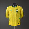 Camiseta Brasil Local Manga Larga 2026 Versión Jugador - frente