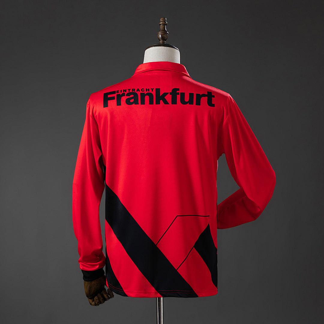Camiseta Retro Eintracht Frankfurt Local Manga Larga 93/95 - espalda