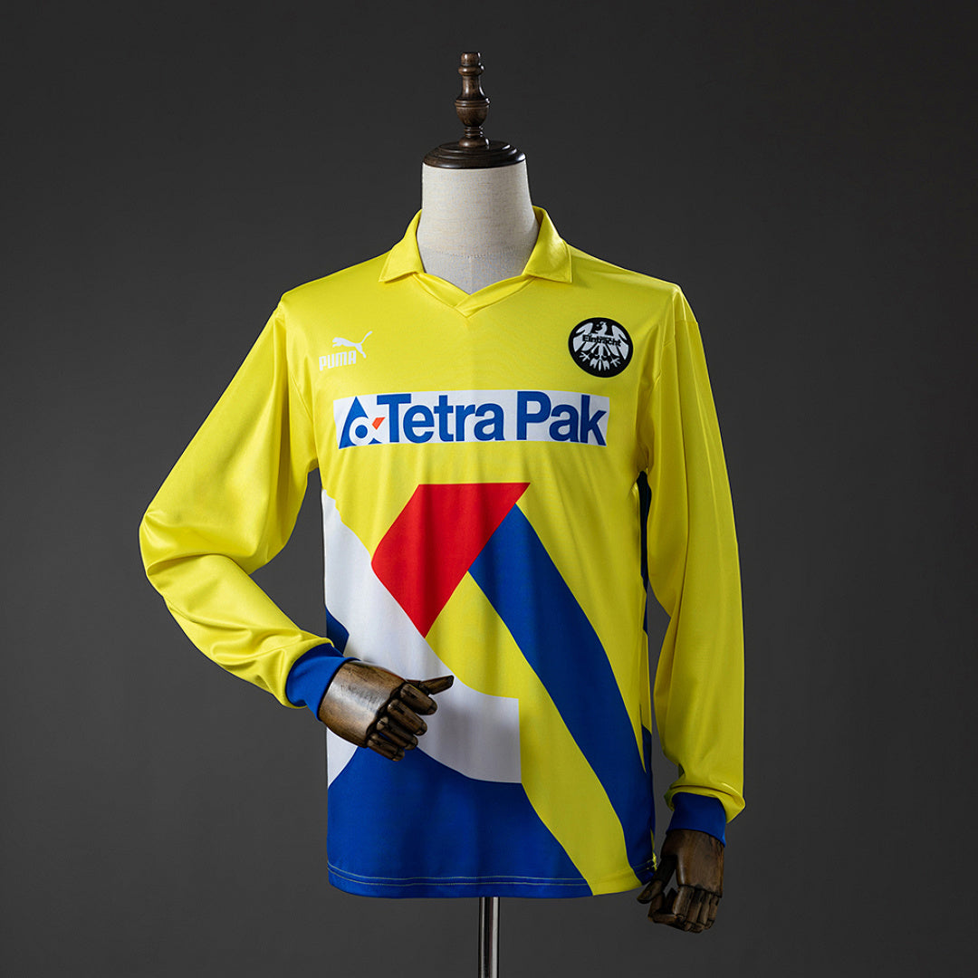 Camiseta Retro Eintracht Frankfurt Visita Manga Larga 93/96 - frente