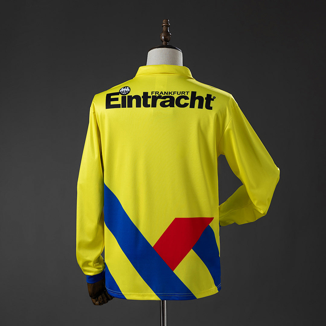 Camiseta Retro Eintracht Frankfurt Visita Manga Larga 93/96 - espalda