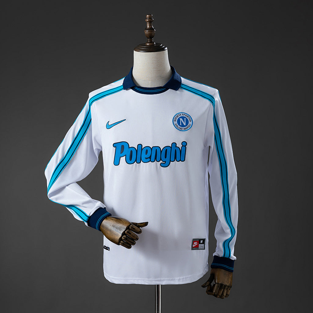 Camiseta Retro SSC Napoli Visita Manga Larga 98/99 - frente