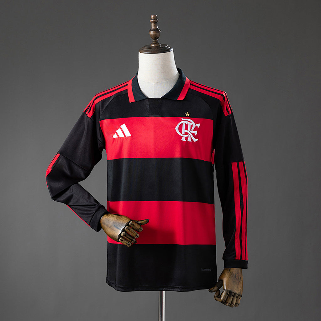 Camiseta Flamengo Local Manga Larga 2026/27 - frente