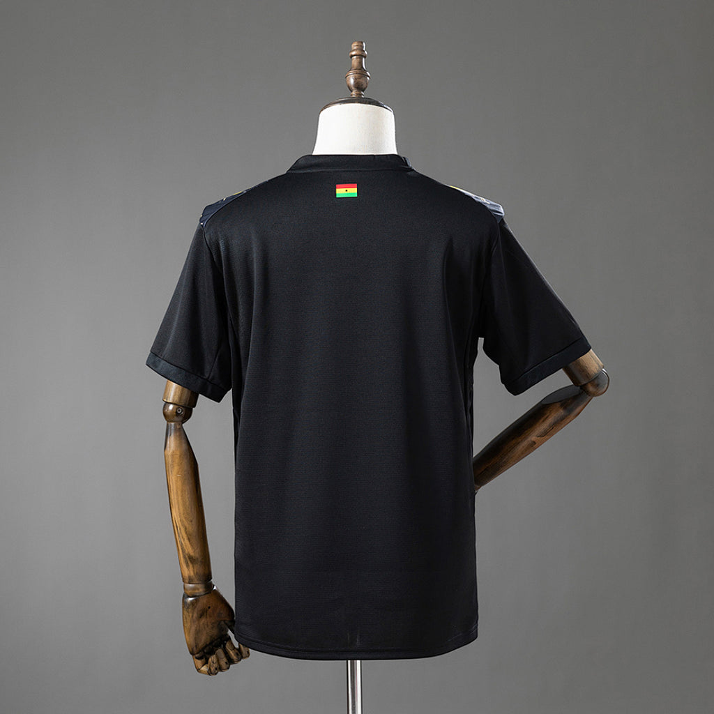 Camiseta Ghana Negra 2026 - espalda