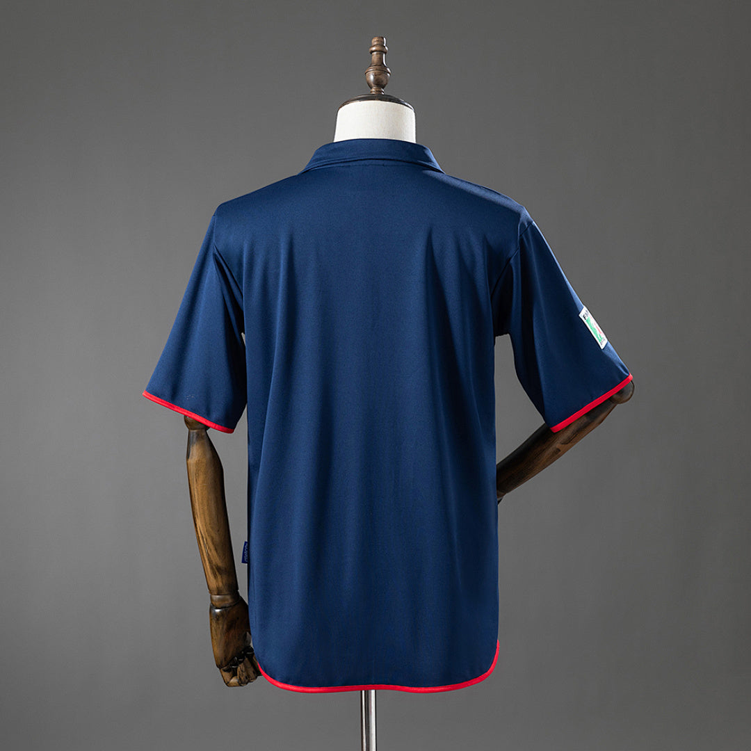 Camiseta Retro Chivas de Guadalajara Visita Azul Marino 03/04 - espalda
