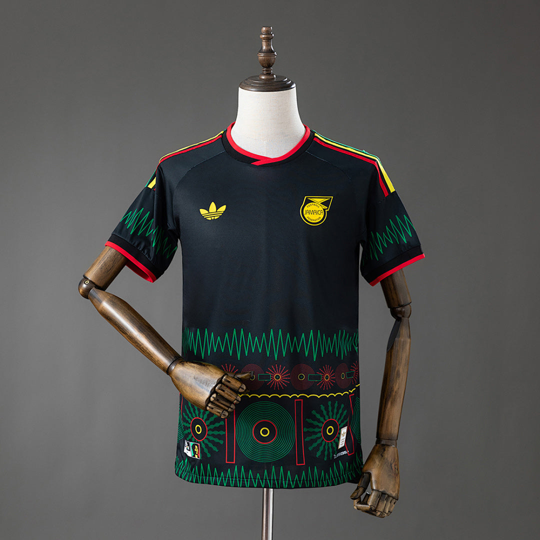Camiseta Jamaica Visita Negra 2026 - frente