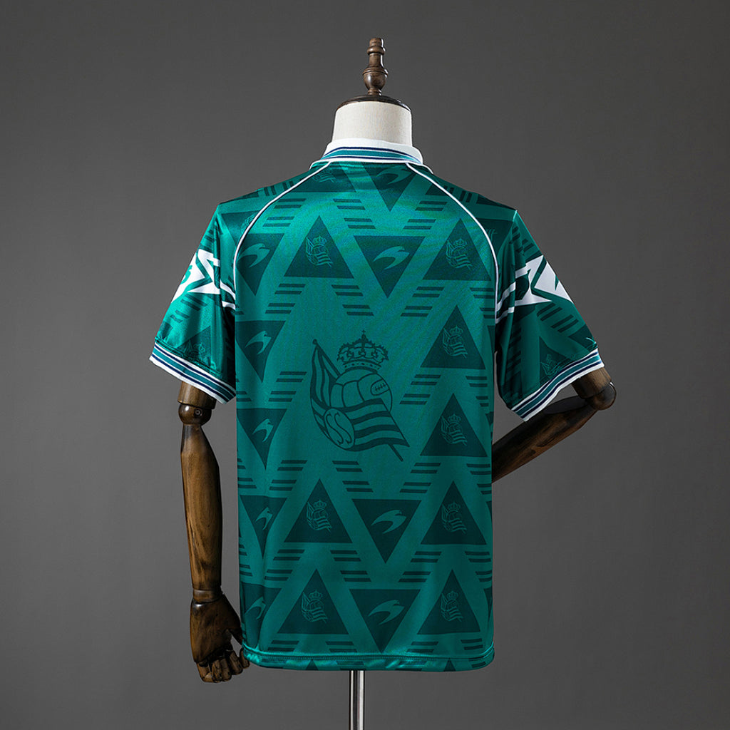 Camiseta Retro Real Sociedad Visita 95/96 - espalda