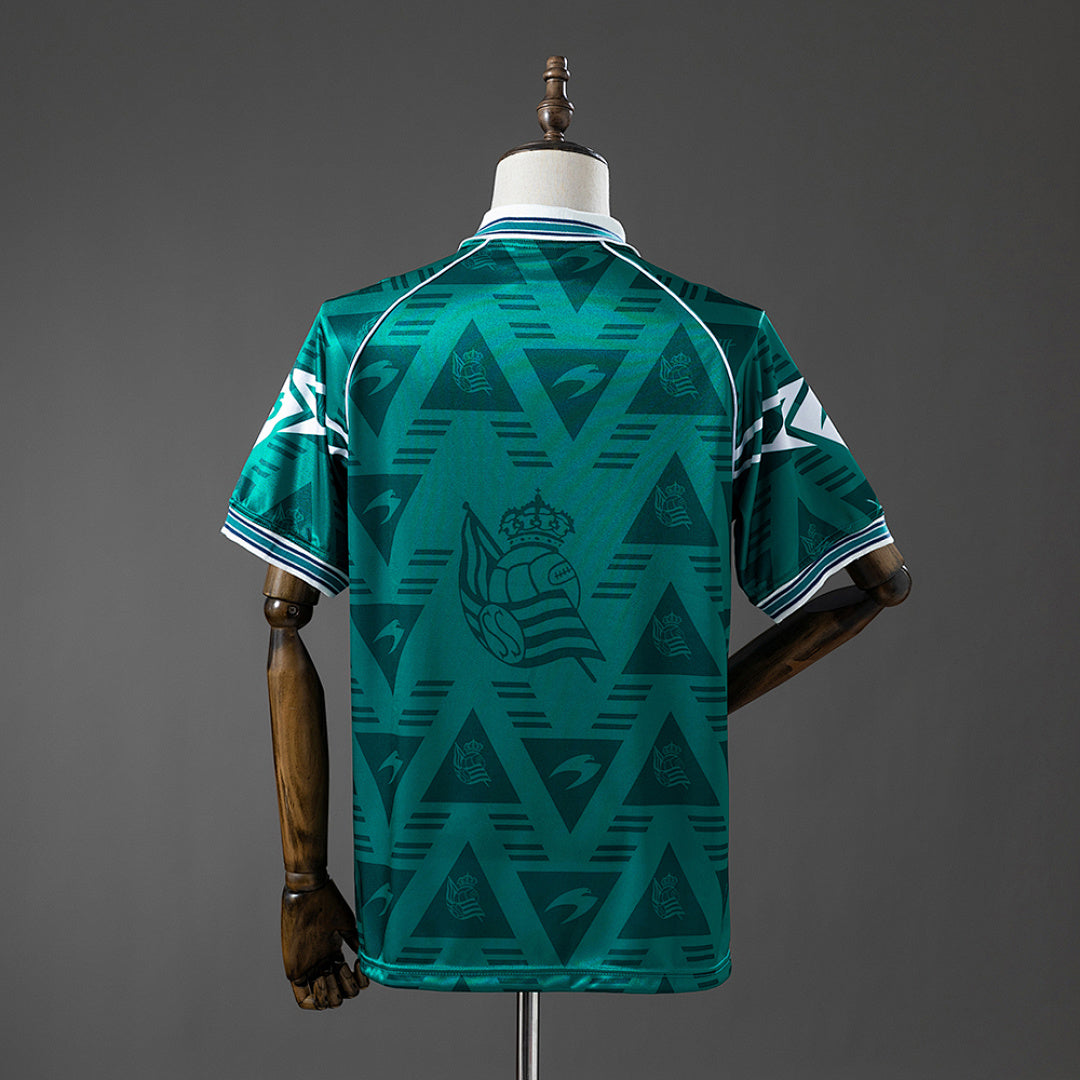 Camiseta Retro Real Sociedad Visita 95/96 - espalda