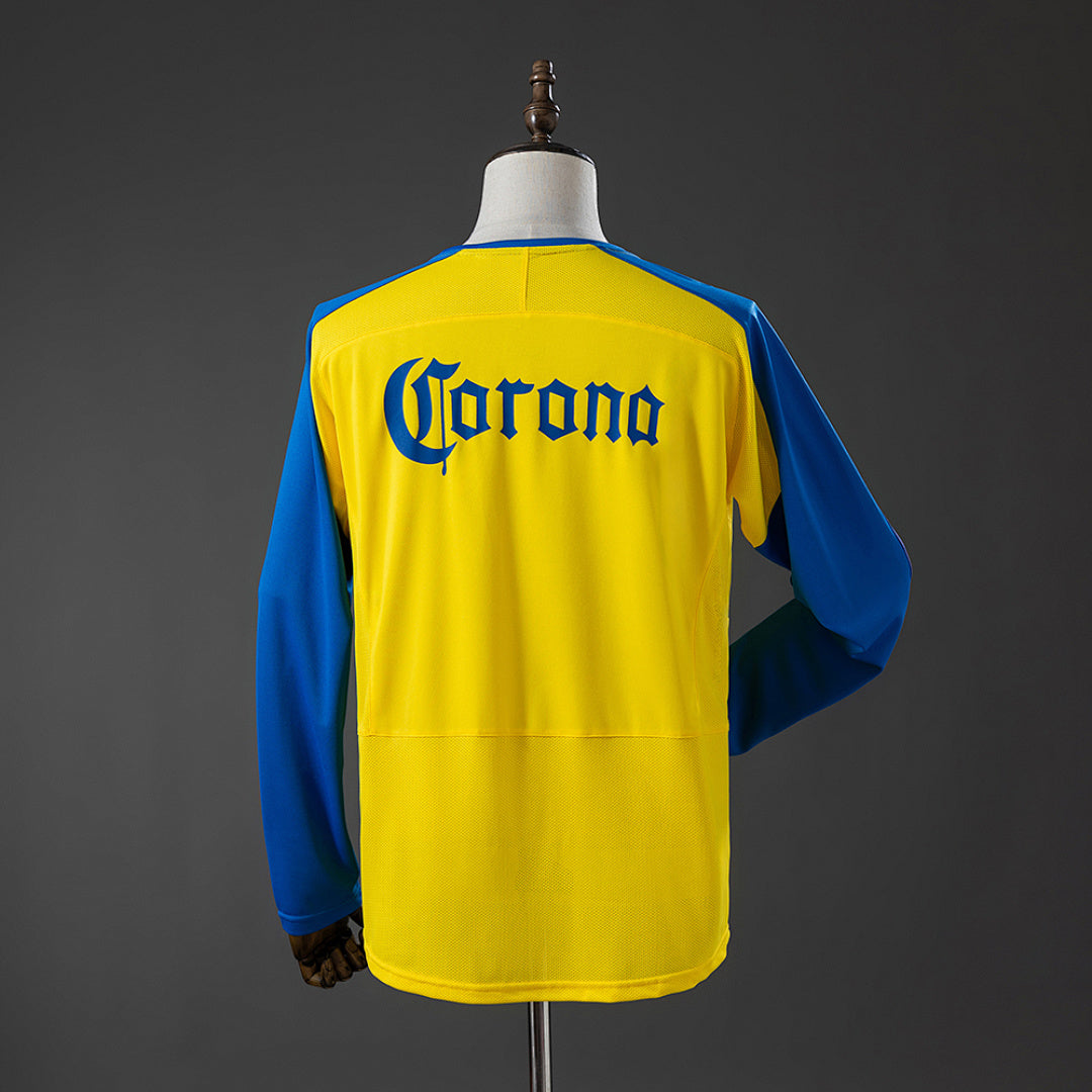 Camiseta Retro Club América Local Manga Larga 03/04 - espalda