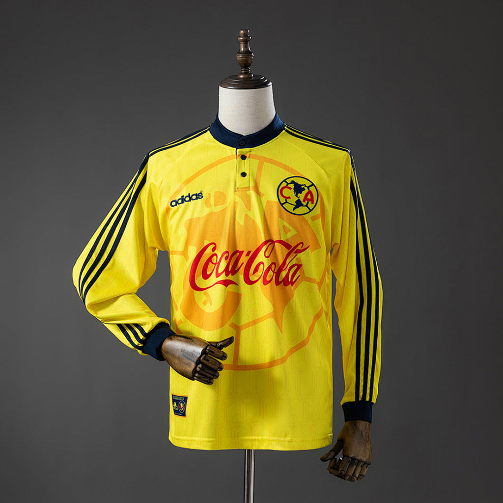 Camiseta Retro Club América Local Manga Larga 97/98 - frente