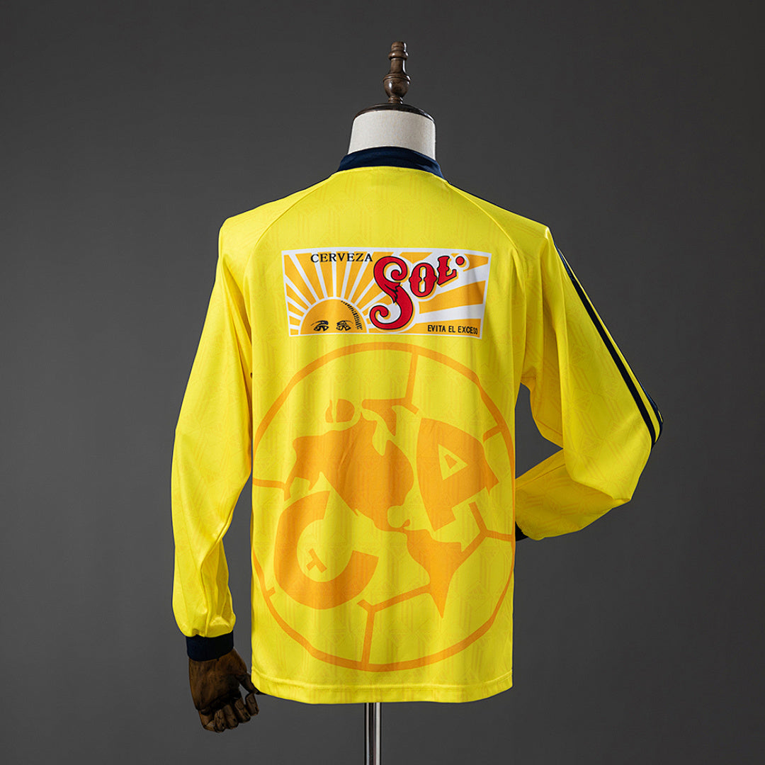 Camiseta Retro Club América Local Manga Larga 97/98 - espalda