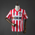 Camiseta Retro Chivas de Guadalajara Local Gris Claro y Burdeos 92/93 - frente