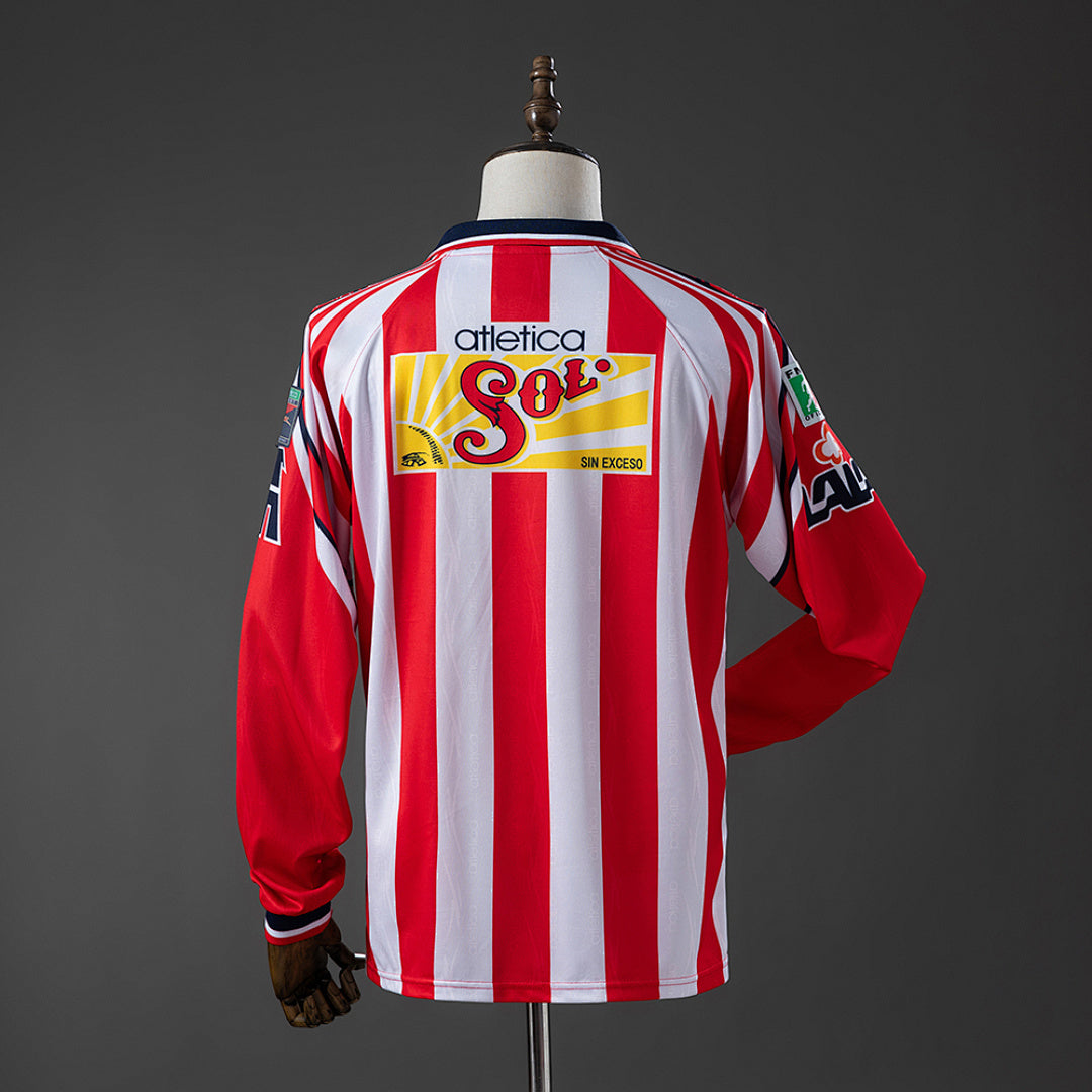 Camiseta Retro Chivas de Guadalajara Local Manga Larga 98/99 - espalda