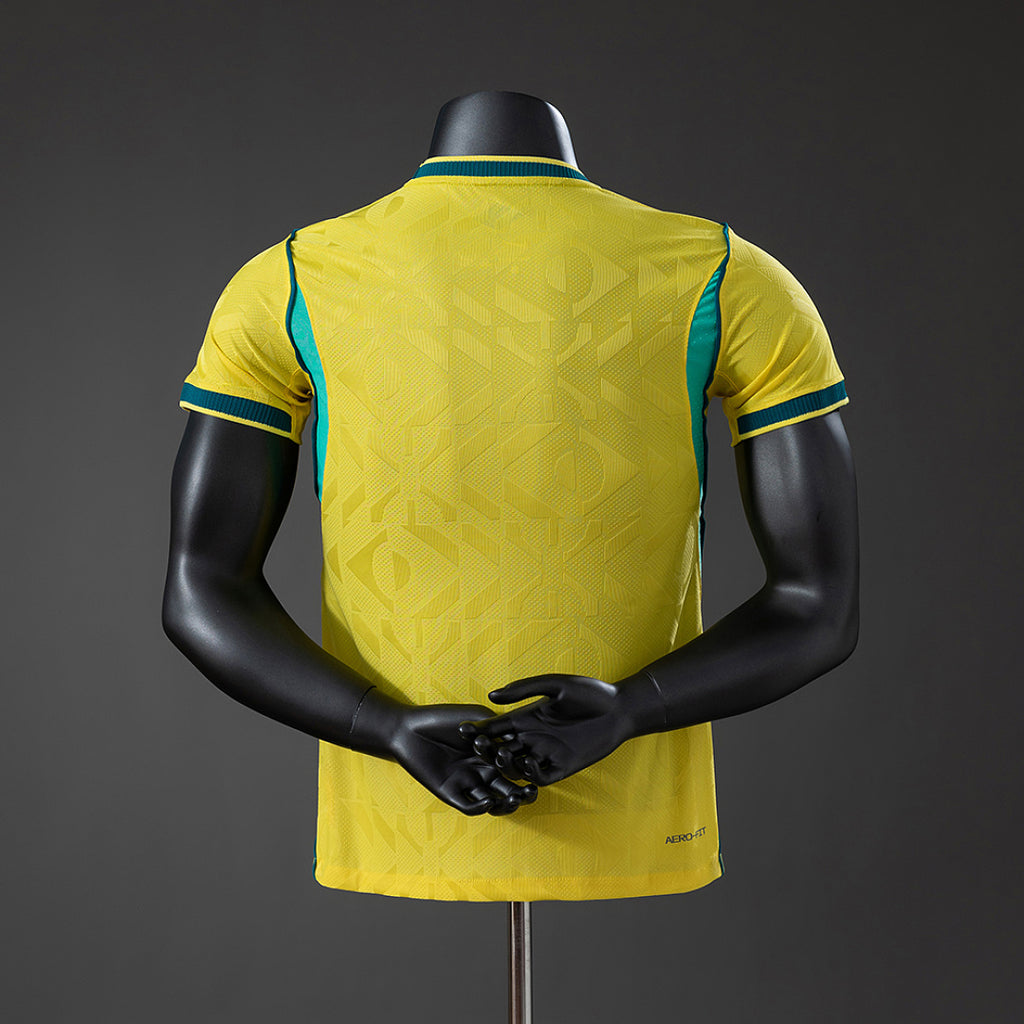 Camiseta Brasil Local 2026 Versión Jugador - espalda