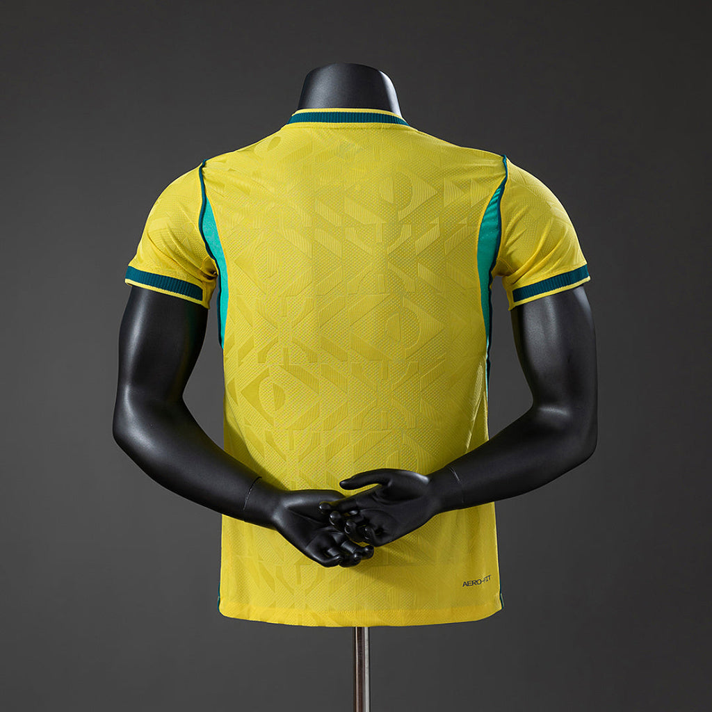 Camiseta Brasil Local 2026 Versión Jugador — ENVÍO INMEDIATO (Neymar Jr #10) - Talla S - espalda