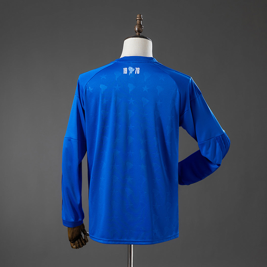 Camiseta Cruzeiro Local Manga Larga 2026/27 - espalda