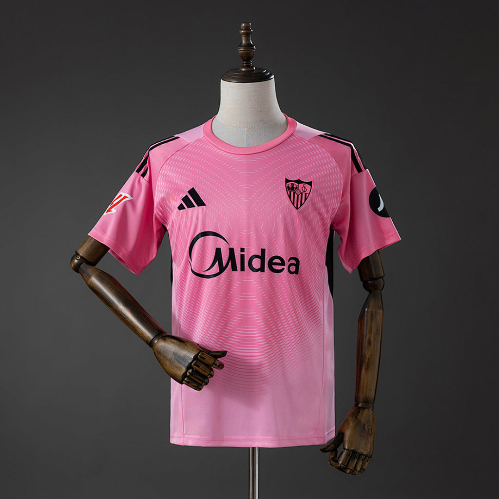 Camiseta Sevilla FC Portero Rosada 2025/26 - frente