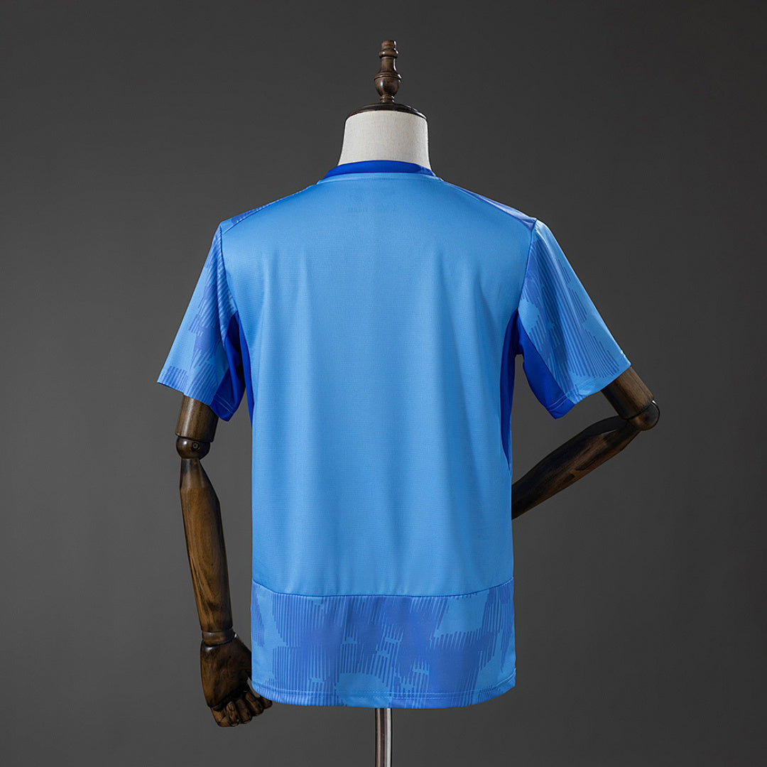 Camiseta Austria Visita Azul y Gris 2026 - espalda
