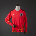 Camiseta Japón Portero Roja Manga Larga 2026 - frente
