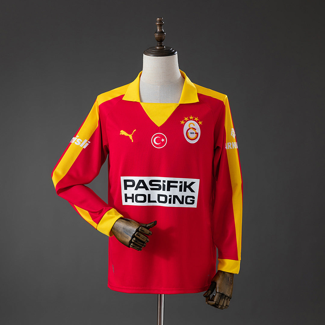 Camiseta Retro Galatasaray Roja Manga Larga 25/26 - frente