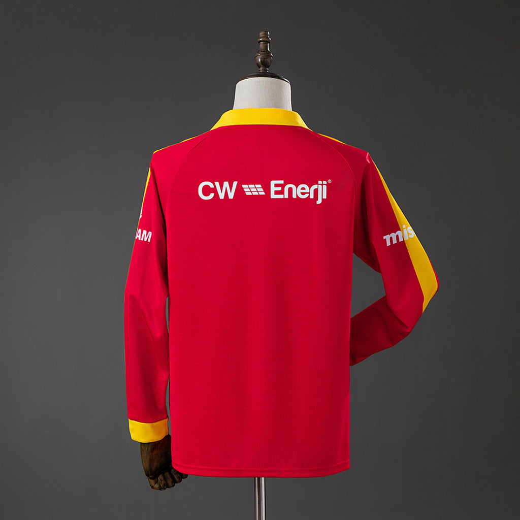 Camiseta Retro Galatasaray Roja Manga Larga 25/26 - espalda