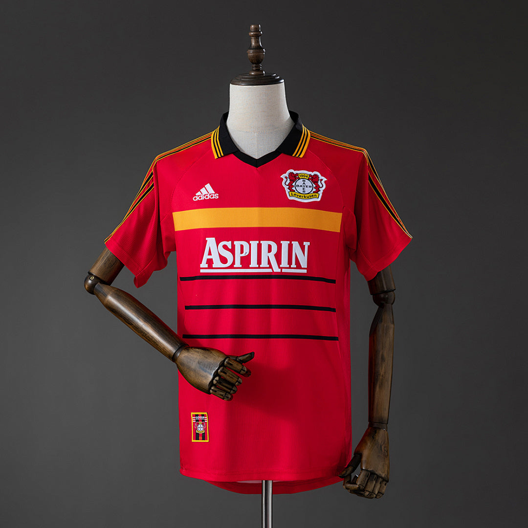 Camiseta Retro Bayer Leverkusen Local 98/00 - frente