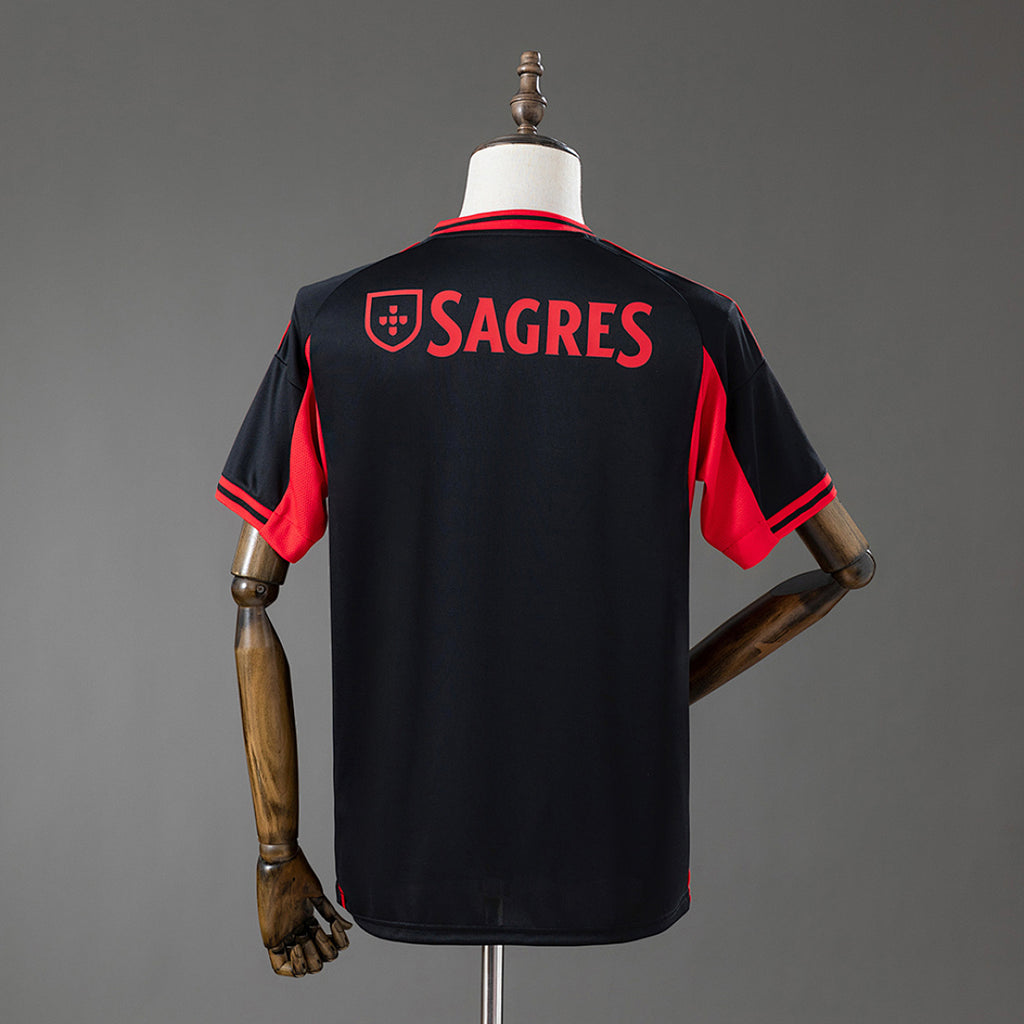 Camiseta SL Benfica Roja y Negra 2026/27 - espalda