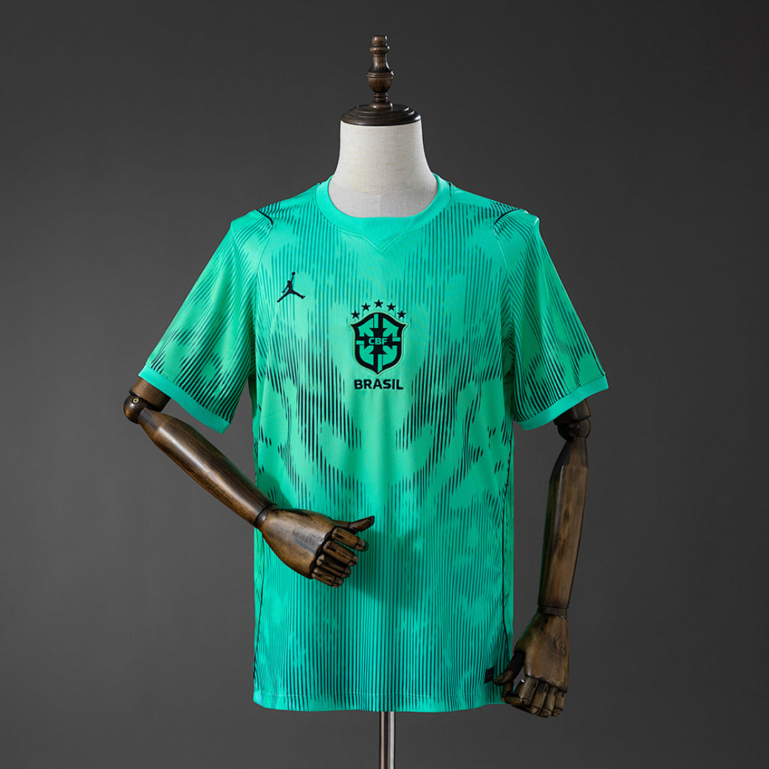 Camiseta Brasil Portero Verde 2026 - frente