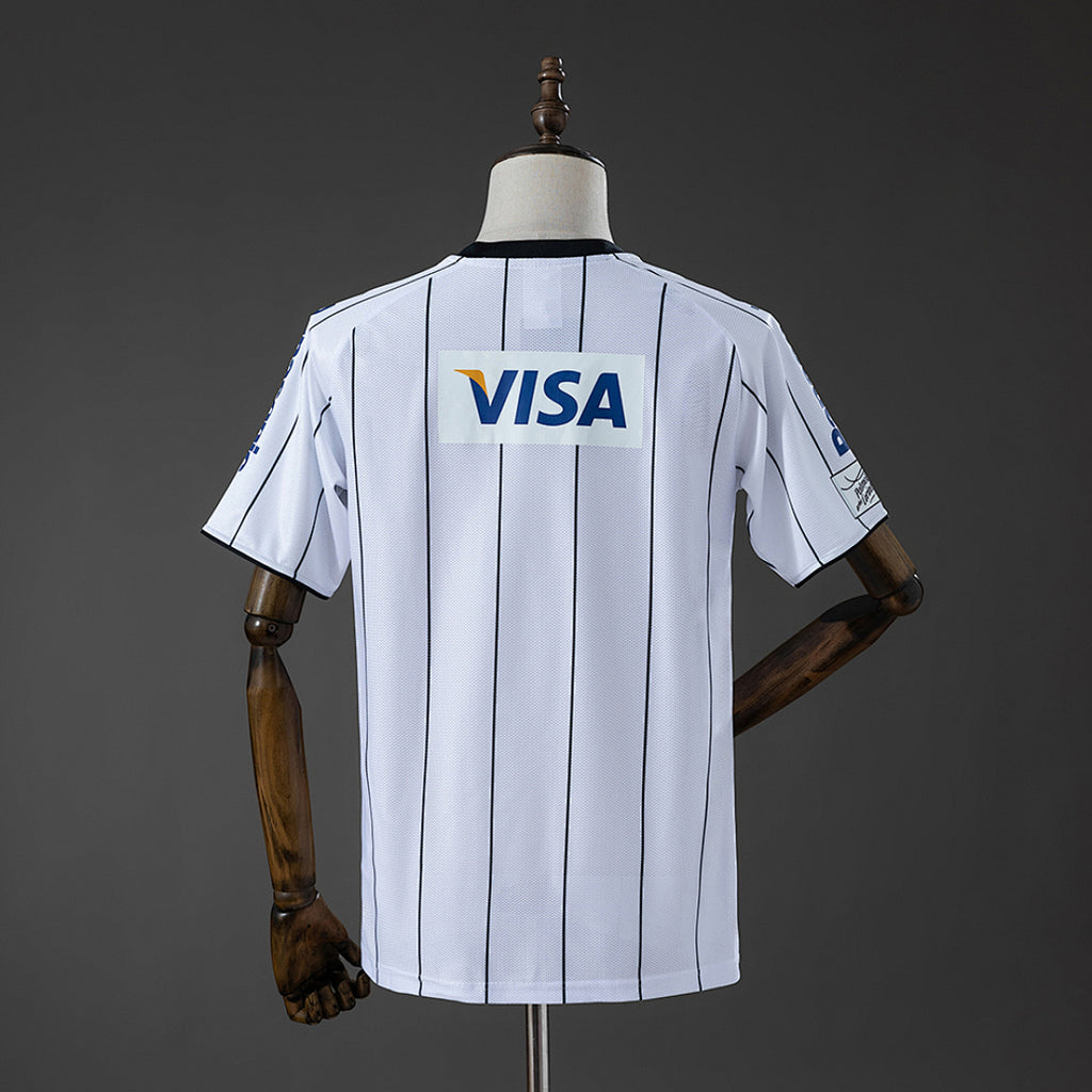 Camiseta Retro Corinthians Local Celeste 2009 - espalda