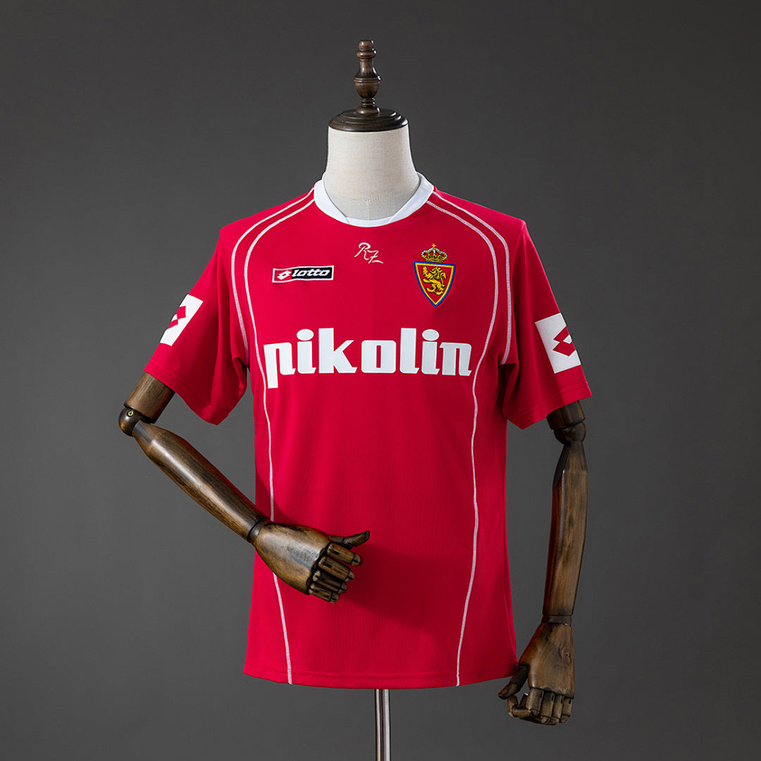 Camiseta Retro Real Zaragoza Visita 04/05 - frente