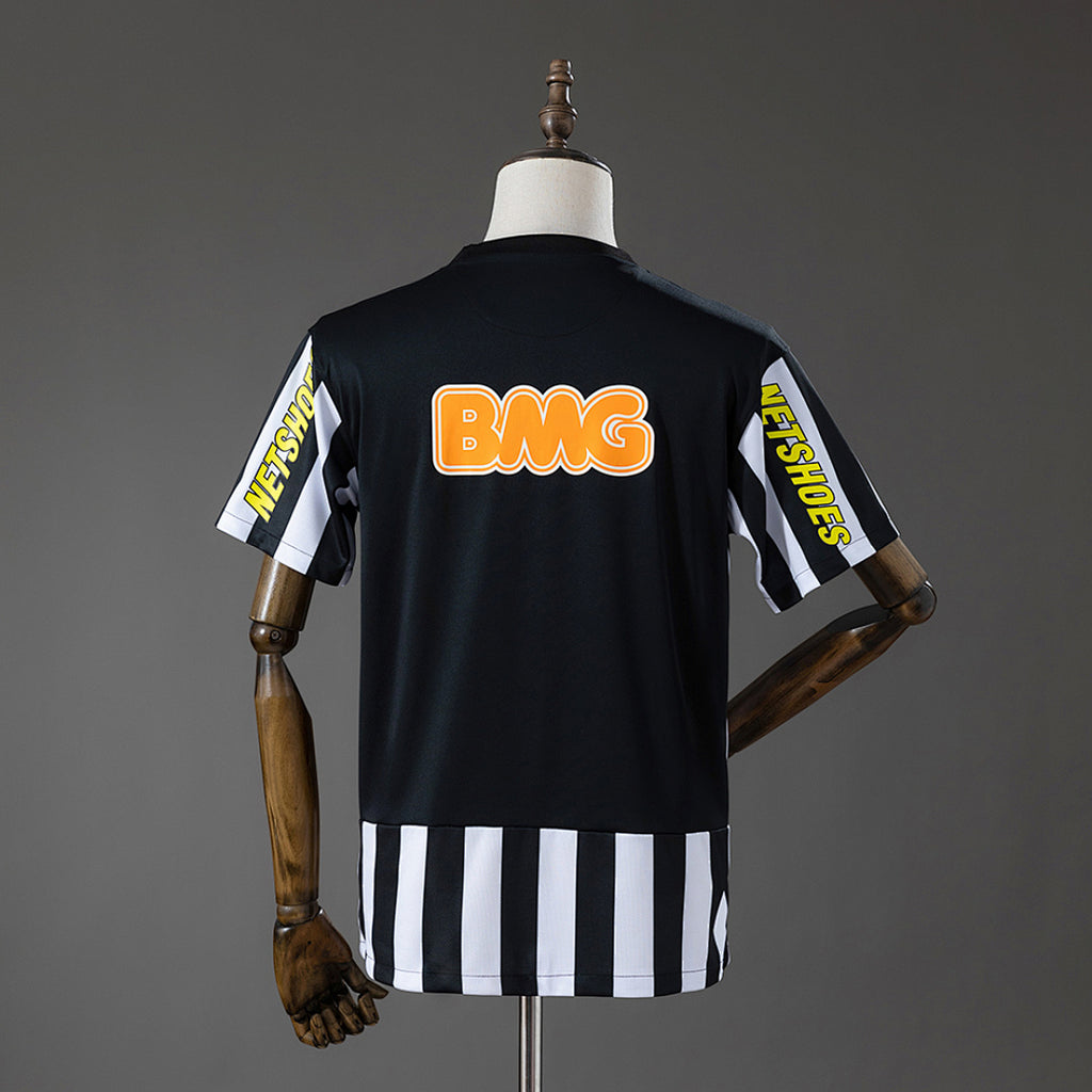 Camiseta Retro Santos Visita Café y Gris Claro 12/13 - espalda