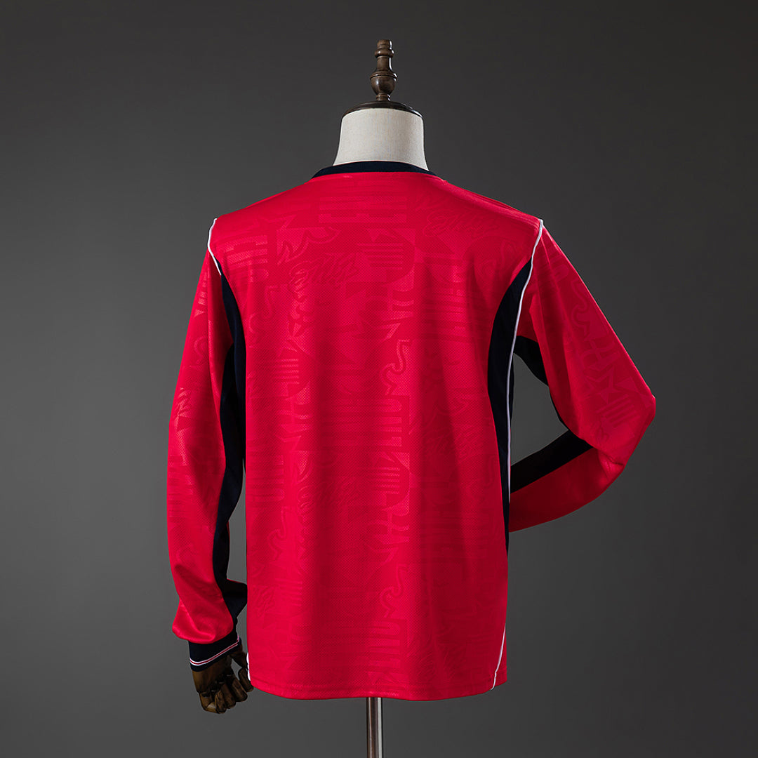 Camiseta Inglaterra Visita Manga Larga 2026 - espalda